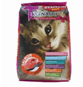 TORNADO ECONOMY PACK SALMON 8KG Makanan Kucing Cat food Lazada