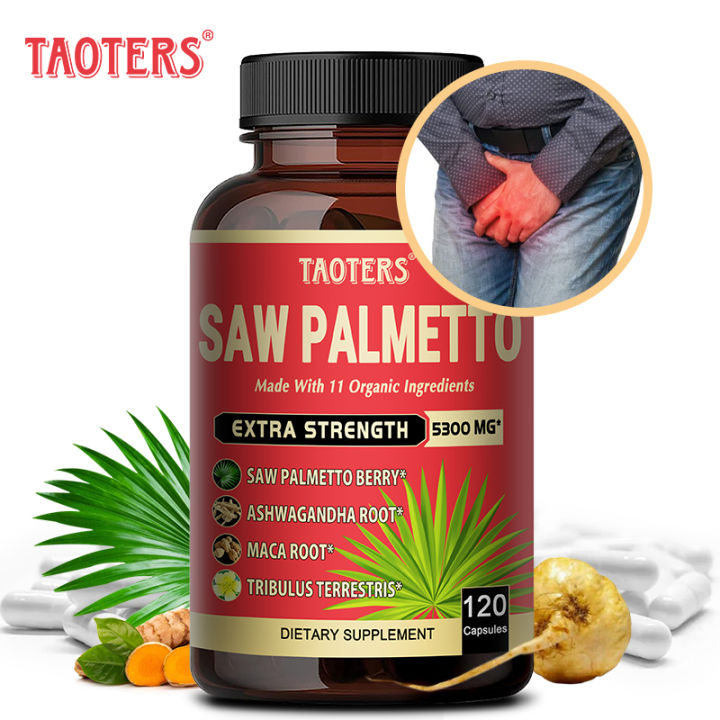 TAOTERS Saw Palmetto Supplements Saw Palmetto Men's Health Prostate