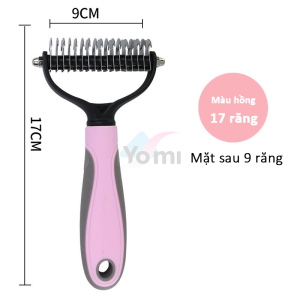 LƯỢC CHẢI LÔNG GỠ RỐI CHÓ MÈO LƯỢC GỠ RỐI HỖ TRỢ LẤY LÔNG RỤNG CHÓ MÈO PHỤ KIỆN THÚ CƯNG