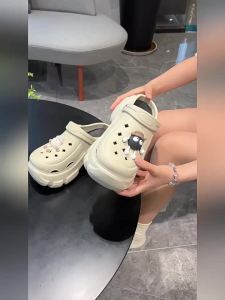 [Free Shipping] WomenS Thick-Soled Clogs Summer Ins-Style Outdoor Sandals Beach Sandals Breathable With Arch Support