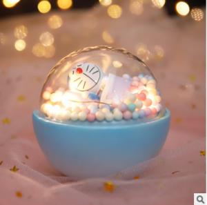 Đèn Ngủ Doraemon Hình Cầu Siêu Xinh Dễ Thương Đèn Decor Trang Trí Thích Hợp Làm Quà Tặng Sinh Nhật