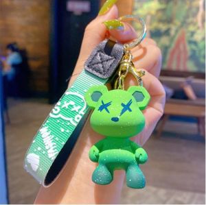 BAHAN SILIKON SUPER LEMBUT / Set Gantungan Kunci Mobil Motor KeyChain Liontin Tas motif Kartun Lotso Melody Kuromi Hadiah Pasangan