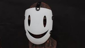 Plastic Headgear Props Party Cosplay Costume Props Party Props Cosplay Tenkuu Shinpan Halloween Mask EAURA Gift Headgear Props Party Cosplay Party Props Costume Props Cosplay Headwear Anime Tenkuu Shinpan High-Rise Invasion Tenkuu Shinpan Latex Mask