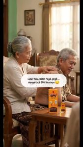 Minyak urut GPU Gosok-pijat-LicinHangat @ nyaman Cap Lang Liniment Oil GPU Eagle Brand.