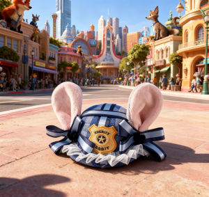 Anime Zootopia cosplay Headband Judy Hopps Cosplay Kids Girl Blue Dress Costume Set with Rabbit Ears Hat Halloween Costume Party Prop