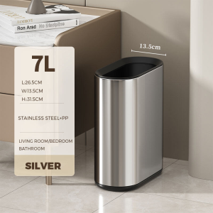 Thùng rác hai lớp dựa trên 7lplant thích hợp cho phòng ngủ phòng khách cắm trại và không gian nhỏ của khách sạn