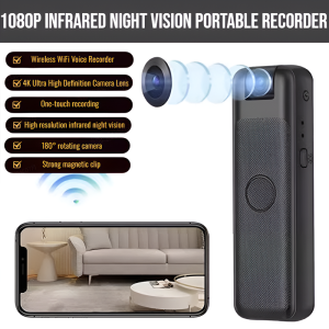 1080p Infrared Night Vision Portable Recorder Worn Police Small Body Cam Infrared Night Vision Sports DV Camcorders