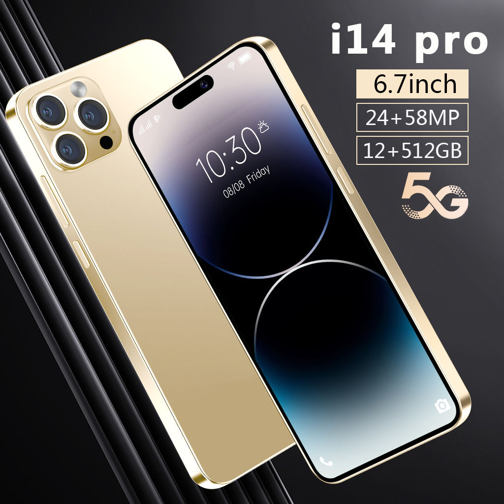 Smartphone i14 Pro Max 12/512GB Hingga 16GB RAM Diperpanjang - Kamera ...