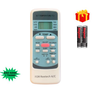 Điều khiển điều hòa Reetech Mã 09 Remote máy lạnh Reetech - Tặng kèm pin - Gia Dụng Chú Thoòng