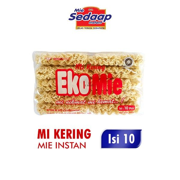 EkoMie Mie Instan Kering isi 10 pcs 600 gr | Lazada Indonesia