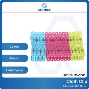 Century 20 Pieces PVC Cloth Clip