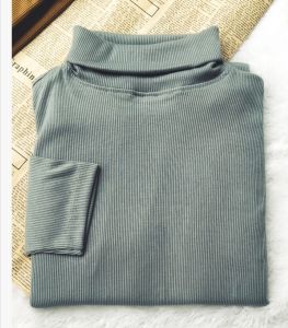 01 RIB TURTLE NECK Premiun/ Kerah tinggi / Tshirt kaos TURTLENECK Cowo/Cewe /  Baju krah tinggi KOREA baju rajut kaos terlaris