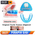 Alat Perapih Gigi - Behel Pelurus Gigi Teeth Trainer Alignment 100%  - Alat Perapih Gigi Miring - Perapih Gigi Behel Lepas Pasang Karet Warna Biru - Made In USA 1 Pcs. 