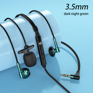 FONKEN Wired Lavalier Lapel Microphone System | TYP-C C81 Lavalier Microphone Headphones For IOS 13 Android Multifunction