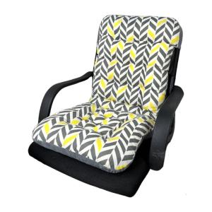 Soft High Back Chair Cushions with Elastics Straps for Garden Patioes or Office Seating 40x80CM