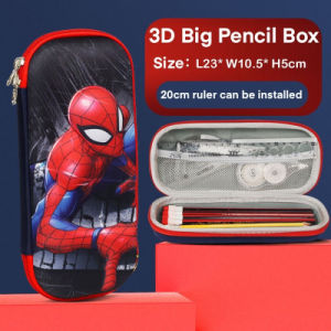 Cute Cartoon Pencil Case for Kids Girls & Boys 3D Kuku Dino Stella Design Hard Pencil Organizer Box for Students