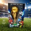ชุดจำลองถ้วยรางวัลฟุตบอลโลก FIFA 2026 พร้อมพวงกุญแจลูกฟุตบอล ของสะสม ของขวัญสำหรับแฟนฟุตบอล. 