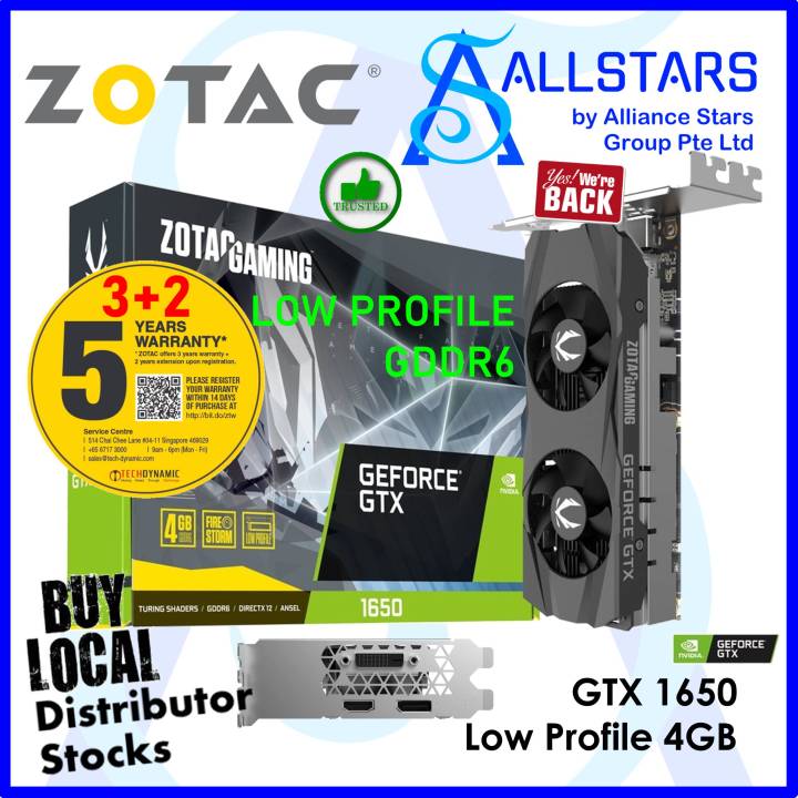 ALLSTARS : We are Back / GPU PROMO) ZOTAC Gaming Geforce GTX1650