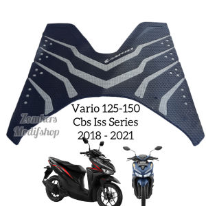 New Karpet Alas Kaki Honda Vario New 125-150 Pijakan Kaki Motor Vario LED Keluaran 2018 - 2023 dan New 2023 Full Karet Anti Licin 3-5 mm