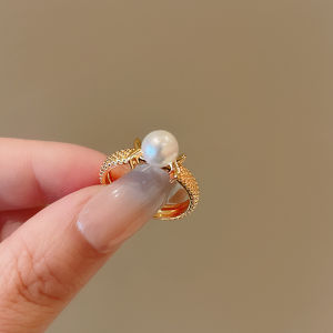 Ring Pearl Koi Good Luck and Fortune