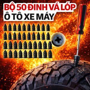 Bộ 50 Đinh Vá Lốp Không Săm Cao Cấp – Dùng Cho Ô Tô & Xe Máy Tiện Lợi