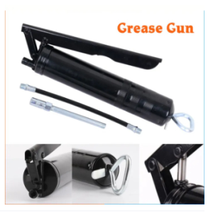 Manual Grease Gun 7000PSI 14 Oz 12" Flex Hose 400ccCapacity Pistol Grip Heavy DutyIndustrial 7psSet