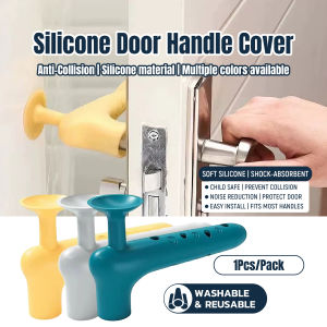 BeeFarm Silicone Door Handle Cover Anti-Collision Anti-Slip Noise Reduction Protector Bedroom Bathroom Pull