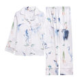 [XẢ KHO, GIẢM GIÁ] Đồ bộ dài pijama nữ vải lụa cao cấp. 