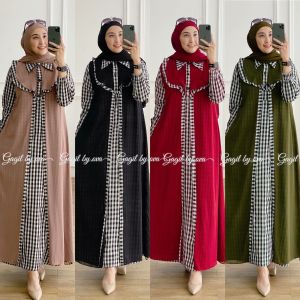 ORIGINAL MEYDELINE Dress Set by Gagil - gamis dan outer Realpic ORI