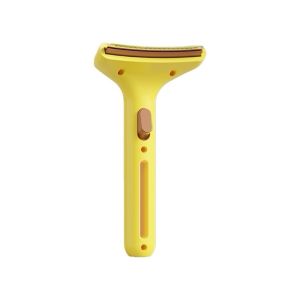 OUTOPEN Anti-tangle Pet Dematting Comb Comfortable Grip Stainless Steel Pet Hair Thinning Brush Efficiently Professional Cat Fur Knot Cutter Loose Hair Removal