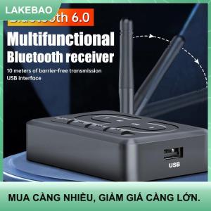 【LAKEBAO】 Bluetooth 6.0 Âm Thanh Receiver 3.5Mm AUX RCA Với Mic Hifi Stereo Không Dây Adapter Hỗ Trợ USB U-Đĩa Cho Xe Loa Amp