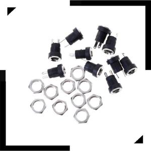 ❣💕WonderfulBuyinge 10ชิ้นแหล่งจ่ายไฟ DC-022B แจ็คซ็อกเก็ตหญิงแผงเชื่อมต่อ5.5x2.1มม