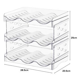 JIJI.SG Elvi Wine Bottle Rack Organizer Stackable Water Bottle Rack SG
