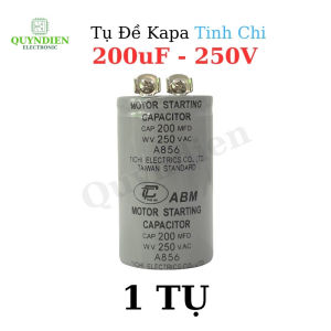 Tụ Khởi Động Cho Động Cơ Motor Điện Đề Pa Động Cơ Công Suất 200uF (200MFD) 250v - LinhKien HD audio