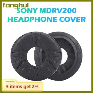 fanghui 1Pair Ear Pad Cushion Earpads Sponge Pad Leather Earmuffs for Sony MDRV200 ZX110 Series Headset Ear Pads Earphone Sleeve Replacement Ear Pad Supplies