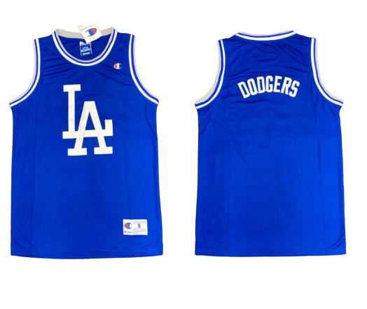 La dodgers store basketball jersey