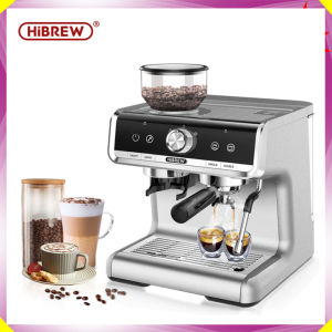 Máy pha cà phê Espresso chuyên nghiệp 3 trong 1 thương hiệu cao cấp HiBREW CM5020 áp suất 20bar công suất 1550W