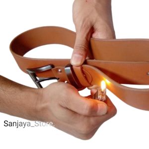 Ikat Pinggang Pria Kulit 100% Full Kulit Selapis Sabuk Pria Dewasa Kulit Sapi Gesper Cowok Kulit Keren Belt Laki-Laki Jumbo