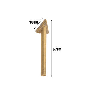 3PCS Soldering Iron Tips Set Copper Car Repair Triangular Smoothing Head Welding Tips Iron Plastic Welder-Replacement Tips for 80Watt