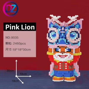 Chinese Auspicious Dragon Flame Dragon Building Blocks Puzzle Adult High Difficulty Huge Type Small Particles Toy Parent-Child Diy Puzzle Assembly Toys for Boy 中国祥瑞龙火焰龙儿童益智拼装积木玩具摆件生日礼物手办节日礼品