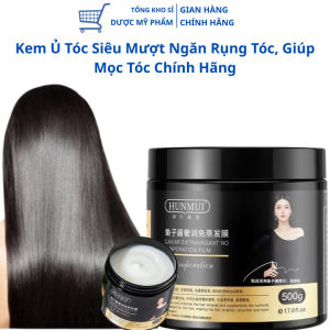 Lọ Kem Ủ Xả Tóc Siêu Mượt Phục Hồi Hư Tổn Kem Xả Tóc Huimui Phục Hồi Hư Tổn Ngăn Gãy Rụng Tócc 500g