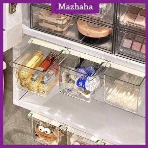 Mazhaha Dưới gương Tủ Ngăn Kéo tổ chức trong suốt đơn giản phòng tắm Tủ bông gạc mỹ phẩm kéo ra kệ lưu trữ hộp