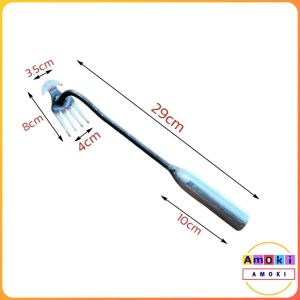 Amoki【Ready in Stock】 Manual Weeding Puller Tool Handheld Weeding Tool Garden Hoe and Rake