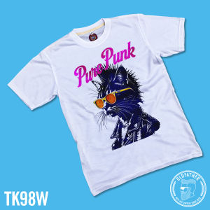 เสื้อยืดคอกลมแขนสั้น ผ้าTK พิมพ์ระบบ Sublimation นุ่ม สวมใส่ สบาย ระบายอากาศไม่ร้อน ( รหัสสินค้า TK 98 )