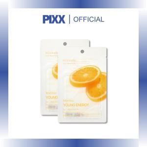 MIXSOON Daily Mask Pack - Monday Young Energy (20G x 10ea / Box) - Vitalizing Hydrating Mask Box Korea