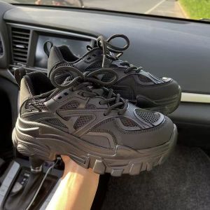 Korean Fashion Casual Rubber Shoes Women Non-slip Thick-soled Sneakers