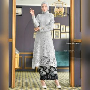 SET KEBAYA TUNIK BRUKAT MODEREN KEBAYA TUNIK JUMBO SETELAN KEBAYA TINIK DAHLIA KEBAYA TUNANGAN KEBAYA TUNIK KURUNG KEBAYA BLUESS