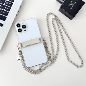Mobile Phone Crossbody Chain Stand Back Clip Holder  Detachable Lanyard Neck Strap Compatible With Smartphones