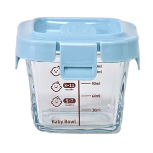 Baby Food Storage Jars with Lids Freezer Safe Box Reusable Small Containers Snacks Storage Box