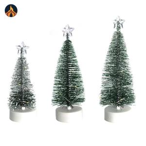 3 pcs Christmas Decoration LED Christmas Tree Set Desktop Miniature for Christmas Decor Christmas Party [Jocestyle Store]